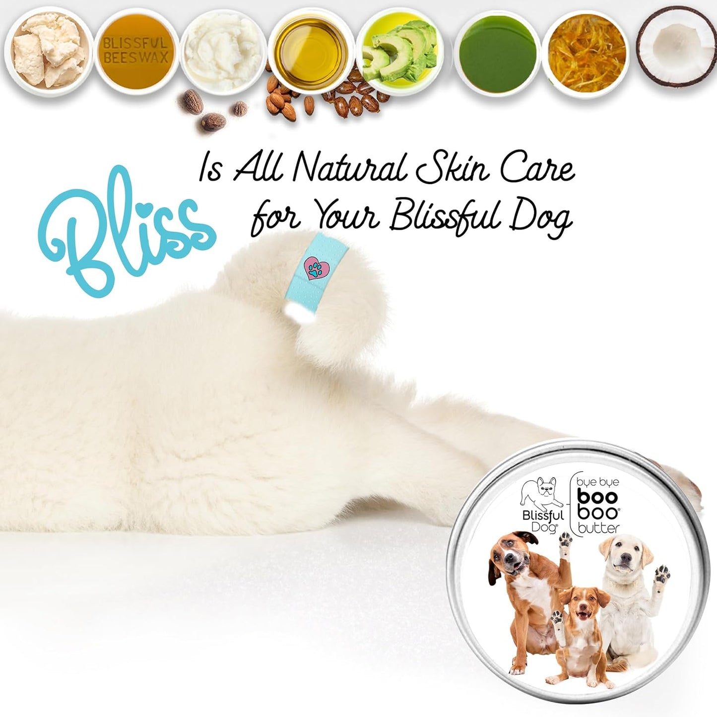 3 Cute Puppies Boo Boo Butter, 2-Ounce