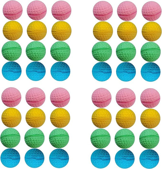 Cat Foam Ball Cat Sponge Ball Toy Soccer Toy (48Pack)