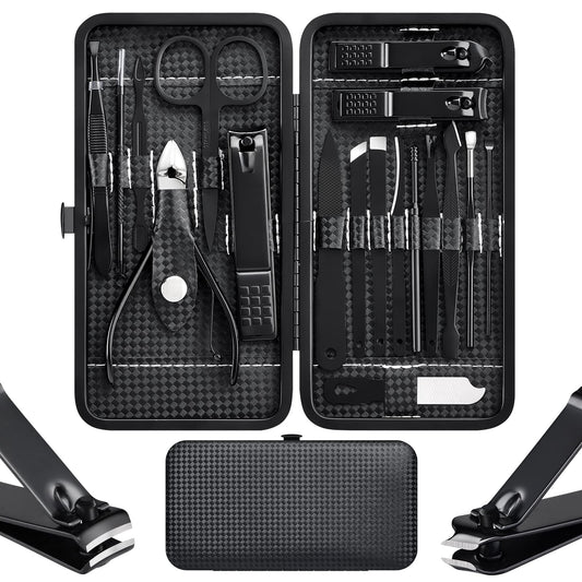 Cater Manicure Nail Clippers Pedicure Set - Stainless Steel Manicure, Professional Grooming Kit, Nail Care Tools With Luxurious