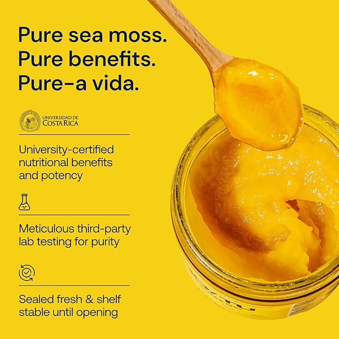GO/TU Sea Moss Gel – 8oz Strawberry Banana | Pure, Shelf-Stable Superfood | Nature’s Multivitamin