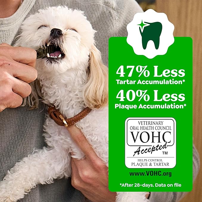 Greenies Veterinarian-Recommended Adult Natural Dental Dog Treats Petite Size, Sweet Potato Flavor, 36 oz. Pack, 60 Count