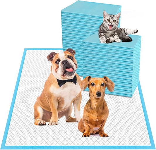 Boscute Thicken 6 Layers Heavy Absorbent XL 36"x24" Pet Training Dog Pee Pads, Extra Large Polymer Leak-Proof Quick Dry Puppy Pee Pads, Disposable Pee Pads for Dogs Cats Rabbit, 30 Counts