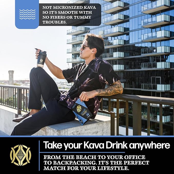 Koa Kava Dehydrated Instant Kava - 100% Dehydrated Instant Green Fijian Kava Root Powder, 4 oz (113g)