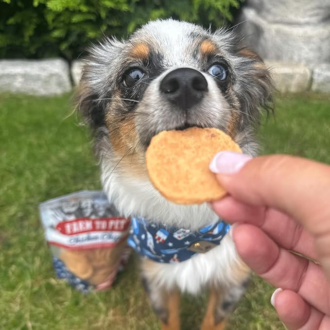 Farm To Pet - Dog Training Treats - 12 oz Chicken Chips, Single Ingredient, Lean, All Natural, Healthy Dog Treats for Small, Medium, Large Breeds, & Puppies, Made in USA