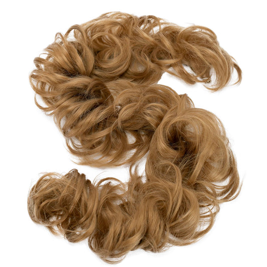 Caisha Hairpiece Hair Wrap Heat-Resistant Synthetic Fibres Curly Messy Updo Honey Blonde Hw12