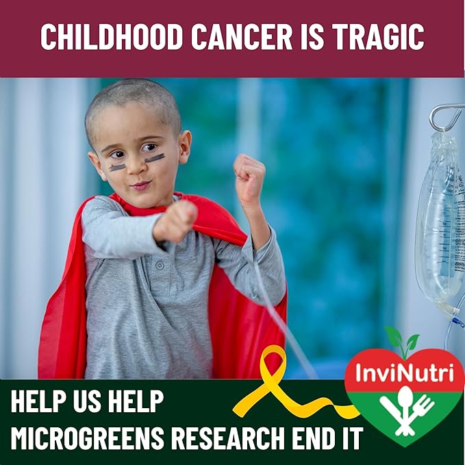InviNutri Powder for Extreme PICKY Eaters ARFID ASD. Transform Any Food into Superfood with Organic Nutrition Boost, Invisibly Effortlessly Instantly! 40x Nutrient-Rich 30mg Sulforaphane 24 serv.