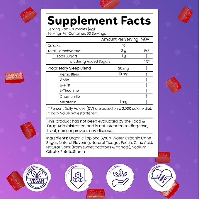 SleepEZ Pillowz - 60 Gummies