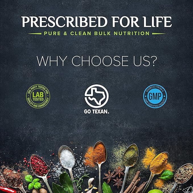 Prescribed For Life Sunflower Lecithin Powder, Unbleached, Gluten Free, Vegan, Non GMO, Soy Free, Kosher, Naturally Rich in Choline & Essential Fatty Acids (10kg / 22lb)
