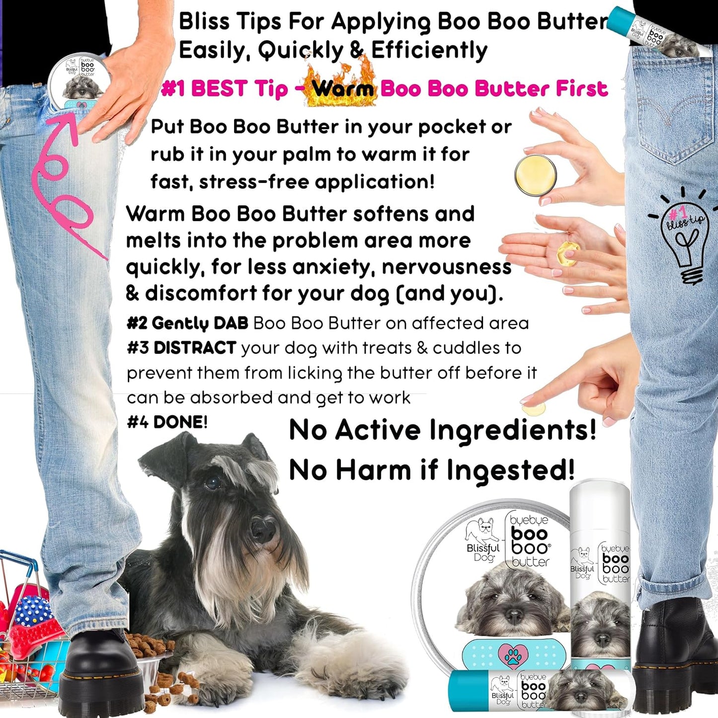 The Blissful Dog Schnauzer Boo Butter, 2 oz
